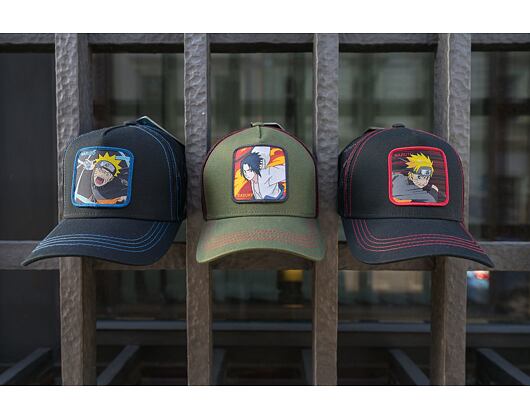 Capslab Sasuke Uchiha 1 Trucker Green / Black Cap