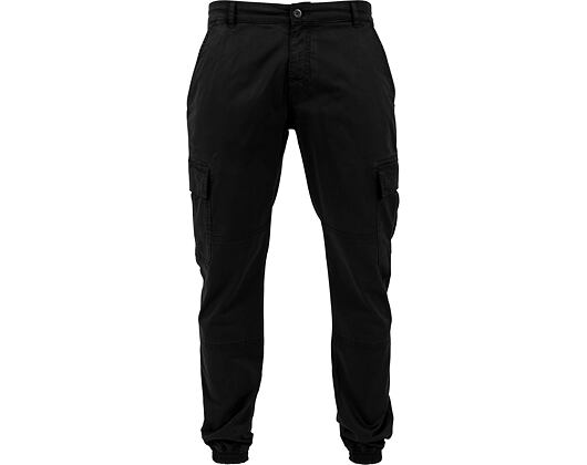 Urban Classics TB1435 Washed Cargo Twill Jogging Pants Black
