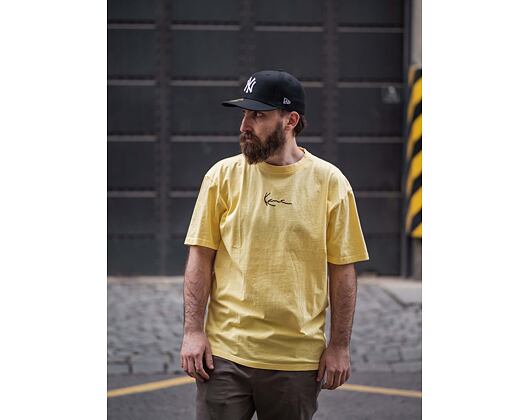 Karl Kani Small Signature Washed Tee Light Yellow 6030254 T-Shirt