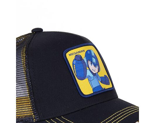 Capslab Trucker (MEGAMAN) Black/Yellow HER2 Cap