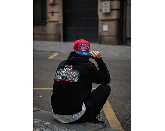 New Era NBA Neon Pull Over Hoody Los Angeles Clippers Black
