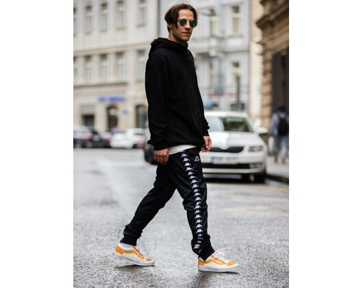 Kappa 222 Banda Rastoria Slim J61 Black/Black/White Sweatpants