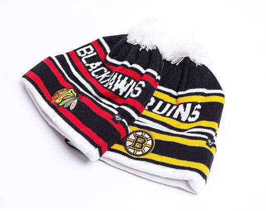 '47 Brand NHL Chicago Blackhawks Rockhill Cuff Knit Black Winter Beanie