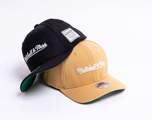 Mitchell & Ness Branded Comfy Core Stretch Snapback Black Cap
