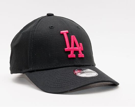 New Era 9FORTY Kids League Essential Los Angeles Dodgers Strapback Black/Bright Ros