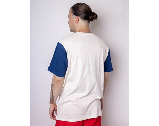 Mitchell & Ness Georgetown University Color Blocked S/S Tee Cream