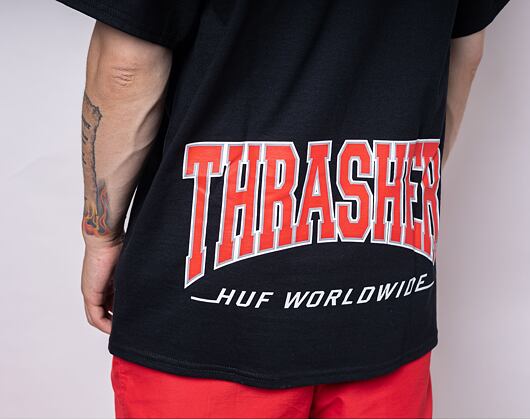 HUF × Thrasher High Point T-Shirt Black Tee