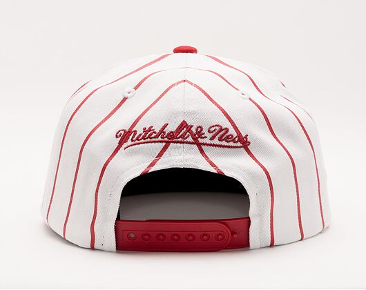 Mitchell & Ness NBA Retro Pinstripe Snapback Hwc Atlanta Hawks White Cap