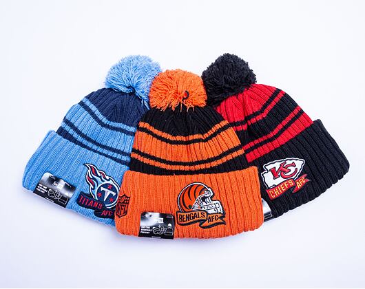 New Era NFL22 Sideline Sport Knit Tennessee Titans Team Color Winter Beanie