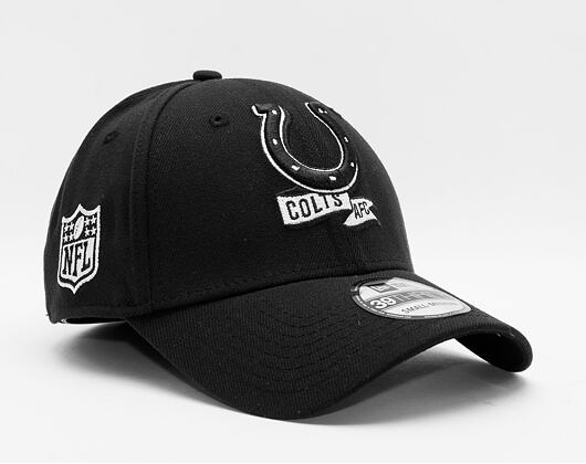 New Era 39THIRTY NFL22 Sideline Indianapolis Colts Black / White Cap