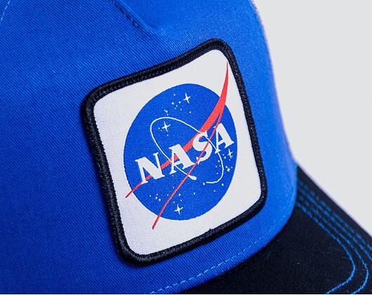 Capslab NASA A-Frame Trucker CL/NASA/1/NAS3 Royal Blue / Grey / Black Cap