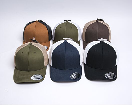 Yupoong Flexfit 110MT - 110 Mesh 2Tone Cap Black/White