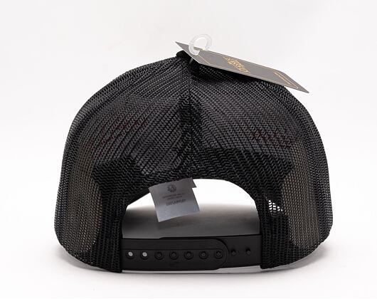 Yupoong 5-Panel Retro Trucker Cap All Black