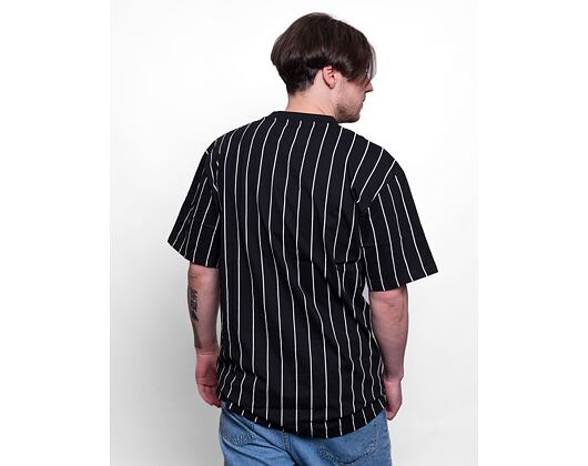 Karl Kani 6030153 Small Signature Pinstripe Tee Black/White T-Shirt