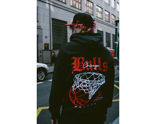 Custom Mikina Adam Wave × New Era Chicago Bulls Tribute Hoody