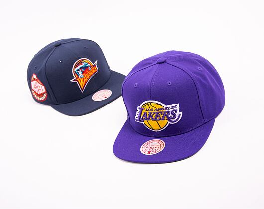Kšiltovka Mitchell & Ness NBA Conference Patch Snapback Los Angeles Lakers Purple