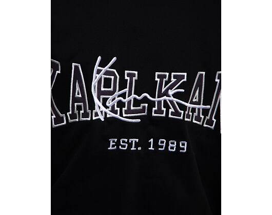 Bunda  Karl Kani Og Fleece College Jacket black/off white