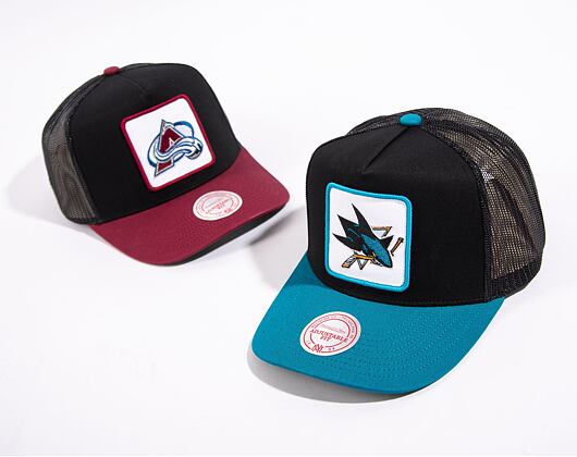 Kšiltovka Mitchell & Ness Nhl Truck It Trucker Sharks Black