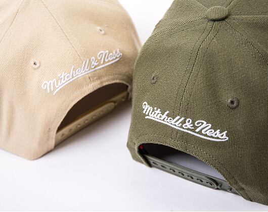 Kšiltovka Mitchell & Ness - Branded Pinscript Classic Red - Olive