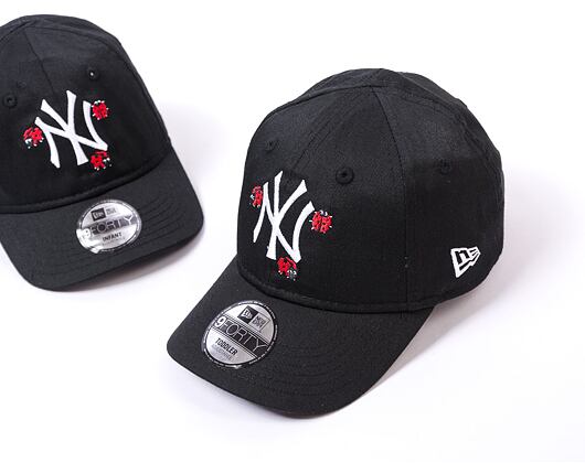Dětská Kšiltovka New Era 9FORTY Kids MLB Outdoor New York Yankees Black / White