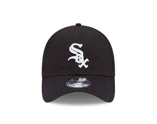 Kšiltovka New Era 9FORTY MLB Team Side Patch Chicago White Sox Black / Optic White