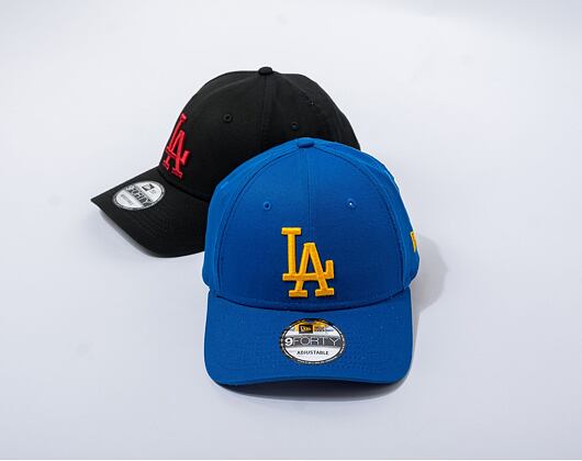 Kšiltovka New Era 9FORTY MLB League Essential Los Angeles Dodgers Blue Azure / Mellow Yellow