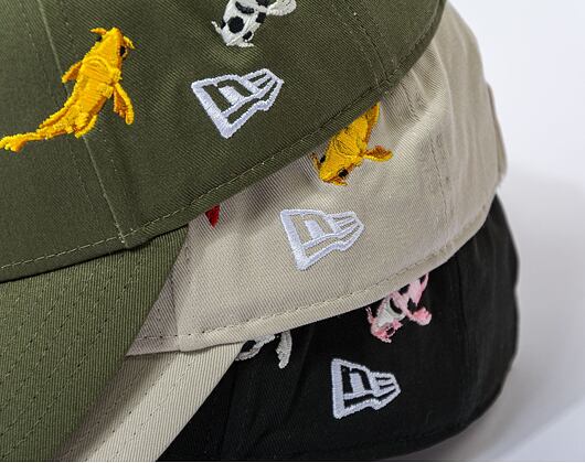 Kšiltovka New Era 9FORTY MLB Koi Fish Los Angeles Dodgers Stone / Optic White