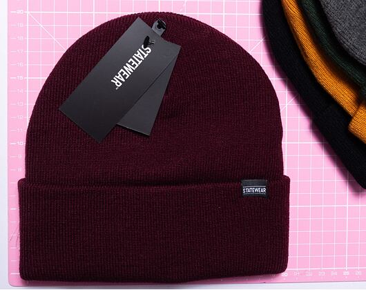 STATEWEAR Clint Beanie Bordeaux