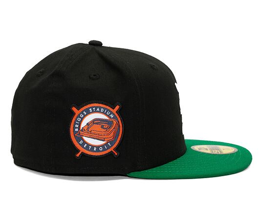 Kšiltovka New Era 59FIFTY MLB Team Color Detroit Tigers Cooperstown Black / White / Kelly Green