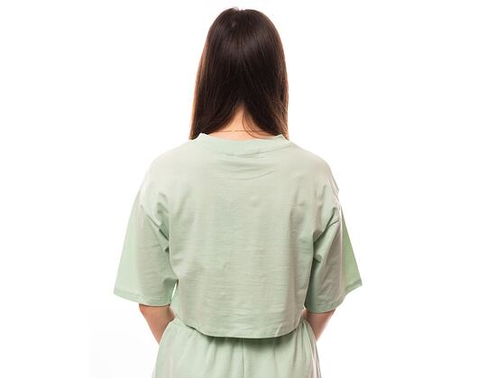 Dámské triko New Era MLB Le Crop Tee Los Angeles Dodgers Fresh Mint / White