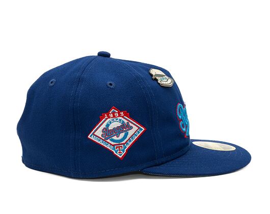 Kšiltovka New Era 59FIFTY MLB Coops Pin Retro Crown Texas Rangers Cooperstown Team Color