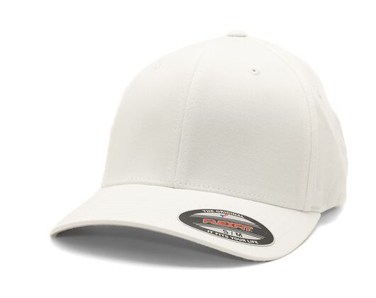 Kšiltovka Yupoong Flexfit - Flexfit Wooly Combed - White
