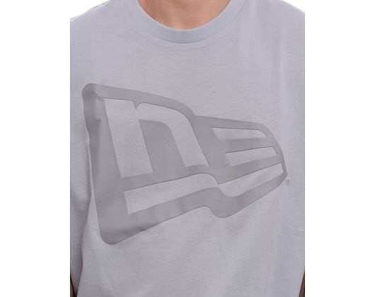 Triko New Era - Tech Flag Oversized Tee - Dolphin Grey