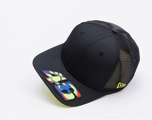 Kšiltovka New Era - Valentino Rossi VR46 Moon Sun 9FIFTY Stretch-Snap - Black / Upright Yellow