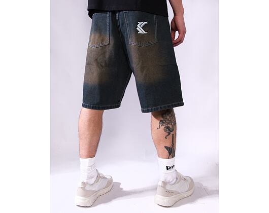 Kraťasy Karl Kani - Og Denim Baggy Jorts - dark blue