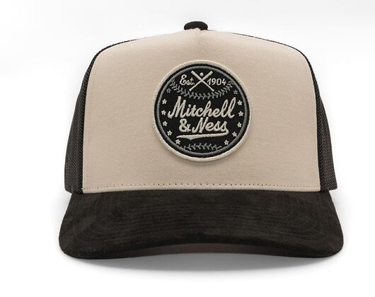 Kšiltovka Mitchell & Ness - Baseball Trucker - Cream/Black