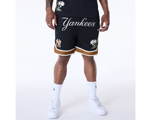 Kraťasy New Era - MLB Floral Mesh - NY Yankees - Black