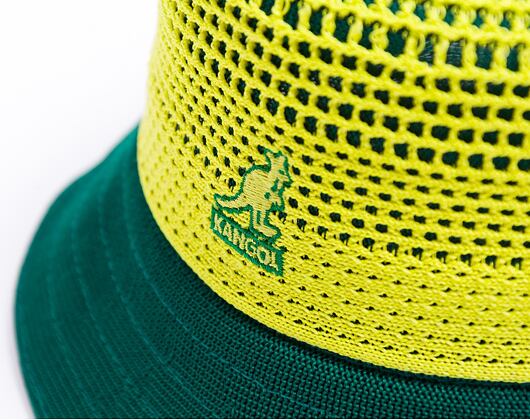 Klobouk Kangol - Double Mesh Lahinch - Sulphur/Masters Green
