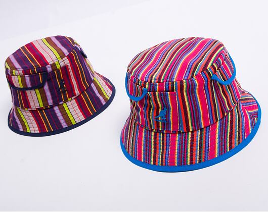 Klobouk Kangol - Multi Color Stripe Bucket - Rainbow Multi