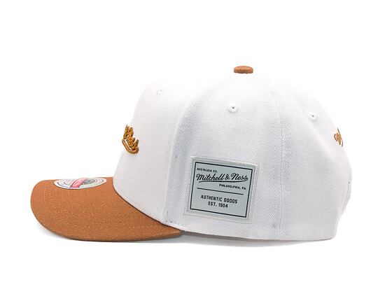 Kšiltovka Mitchell & Ness - Branded - Comfy Core Stretch Snapback - White-Tan