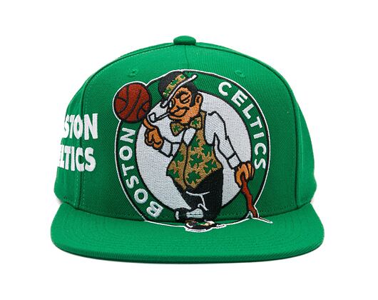 Kšiltovka Mitchell & Ness - Boston Celtics - Big Time Snapback - Green