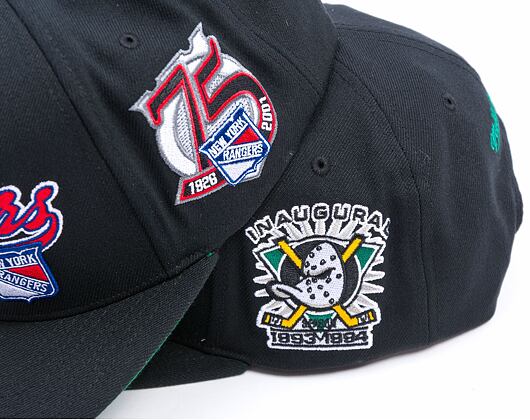 Kšiltovka Mitchell & Ness - Anaheim Ducks - Oversweep Snapback Vntg - Black