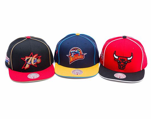 Kšiltovka Mitchell & Ness - Golden State Warriors - Pipe Snapback Hwc - Navy