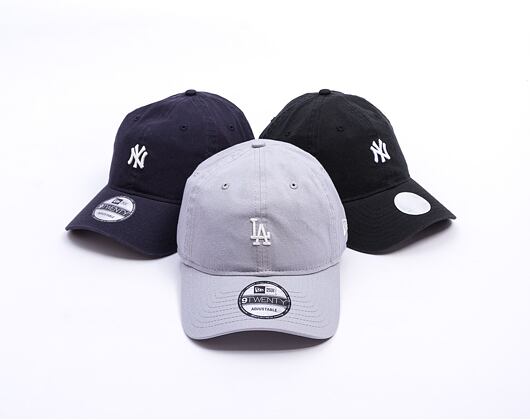 Kšiltovka New Era - MLB Mini Logo Washed 9TWENTY - LA Dodgers - Grey