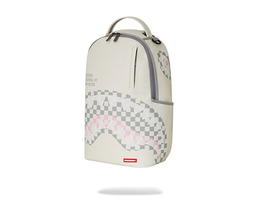 Batoh Sprayground -  Cream Check Shark Central Backpack