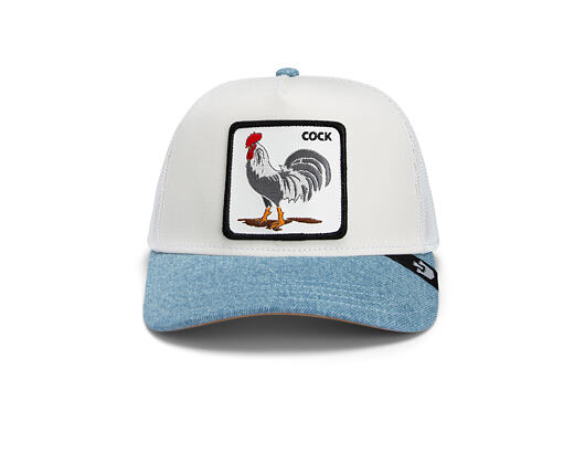 Kšiltovka Goorin - Rooster Fan Institution Ball Club - White