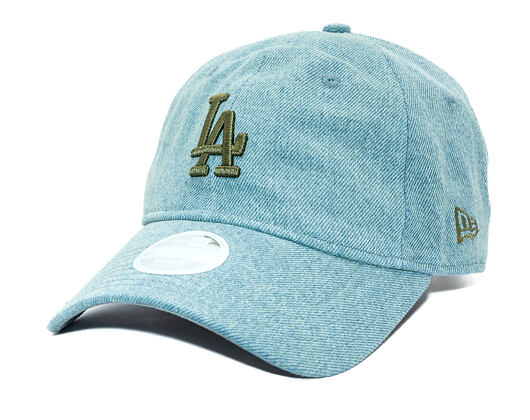 Dámská Kšiltovka New Era - MLB Denim 9TWENTY - LA Dodgers - Blue / New Olive
