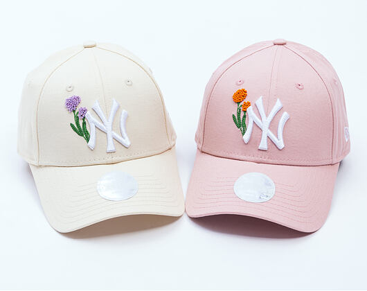 Dámská Kšiltovka New Era - MLB Beaded 9FORTY - NY Yankees - Pink