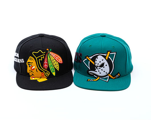 Kšiltovka Mitchell & Ness - NHL Big Time Snapback Vntg - Anaheim Ducks - Teal