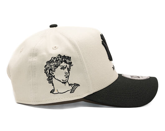 Kšiltovka New Era - MLB Mythical 9FORTY A-Frame - NY Yankees - Ivory / Black